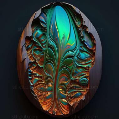 3D model opal (STL)